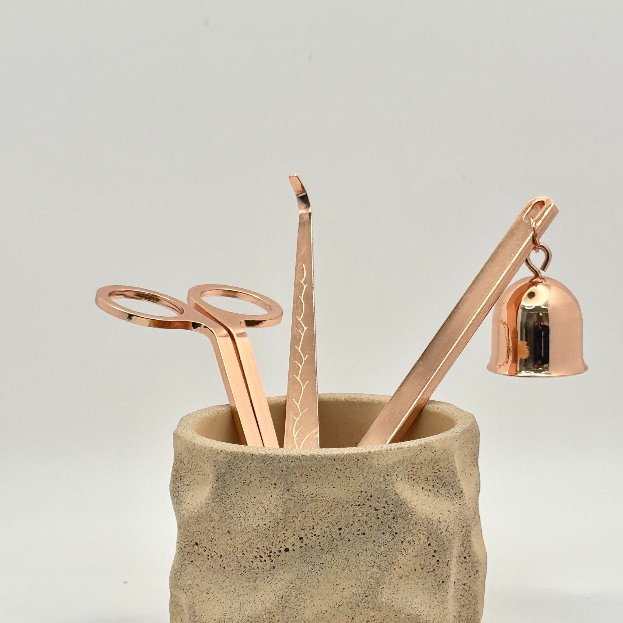 Kerzenzubehör-Set Roségold