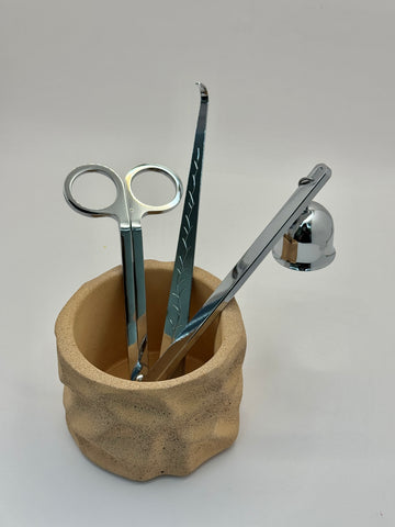 Kerzenzubehör-Set Silber