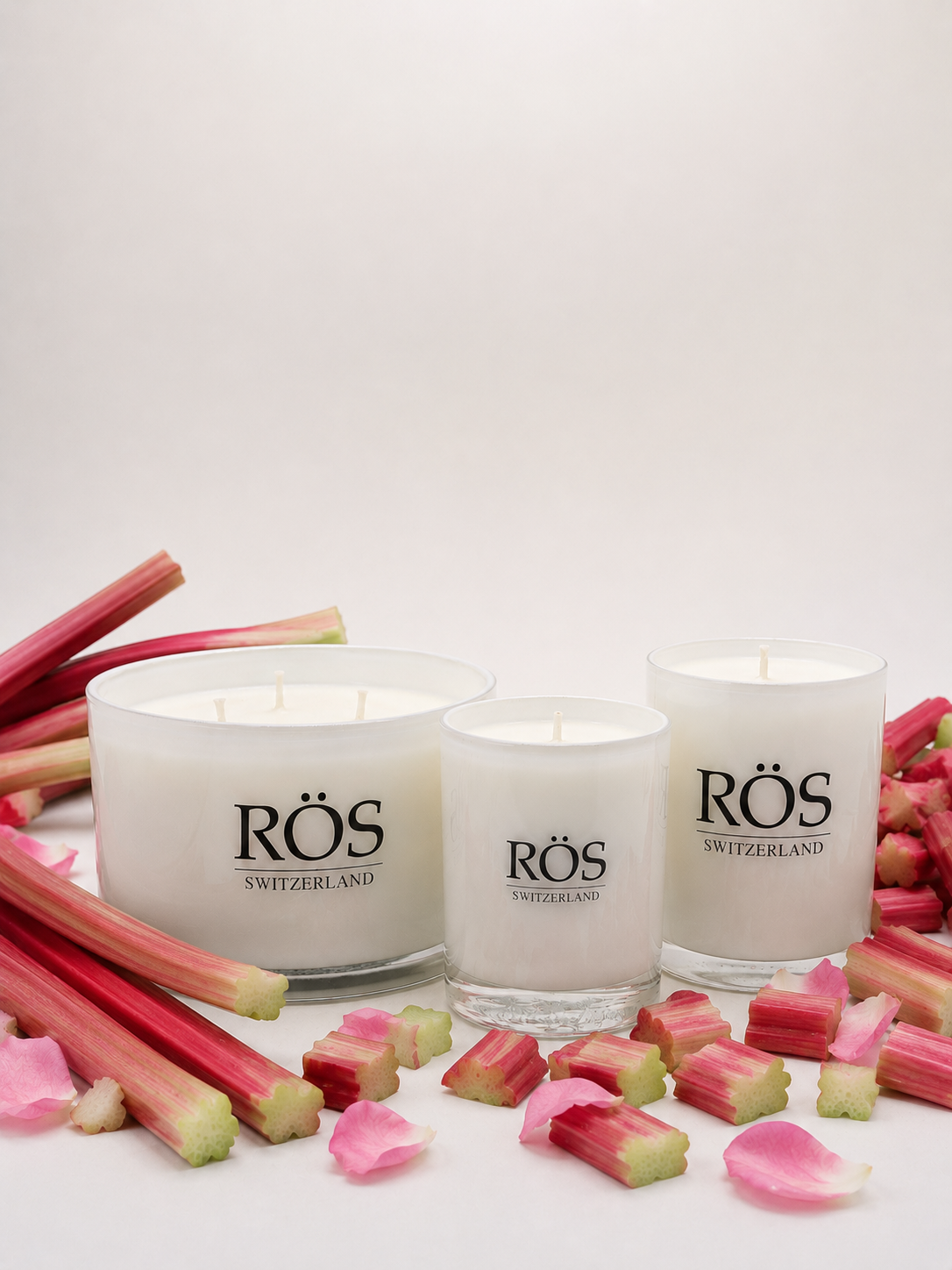 Duftkerze Rhubarb & Rose