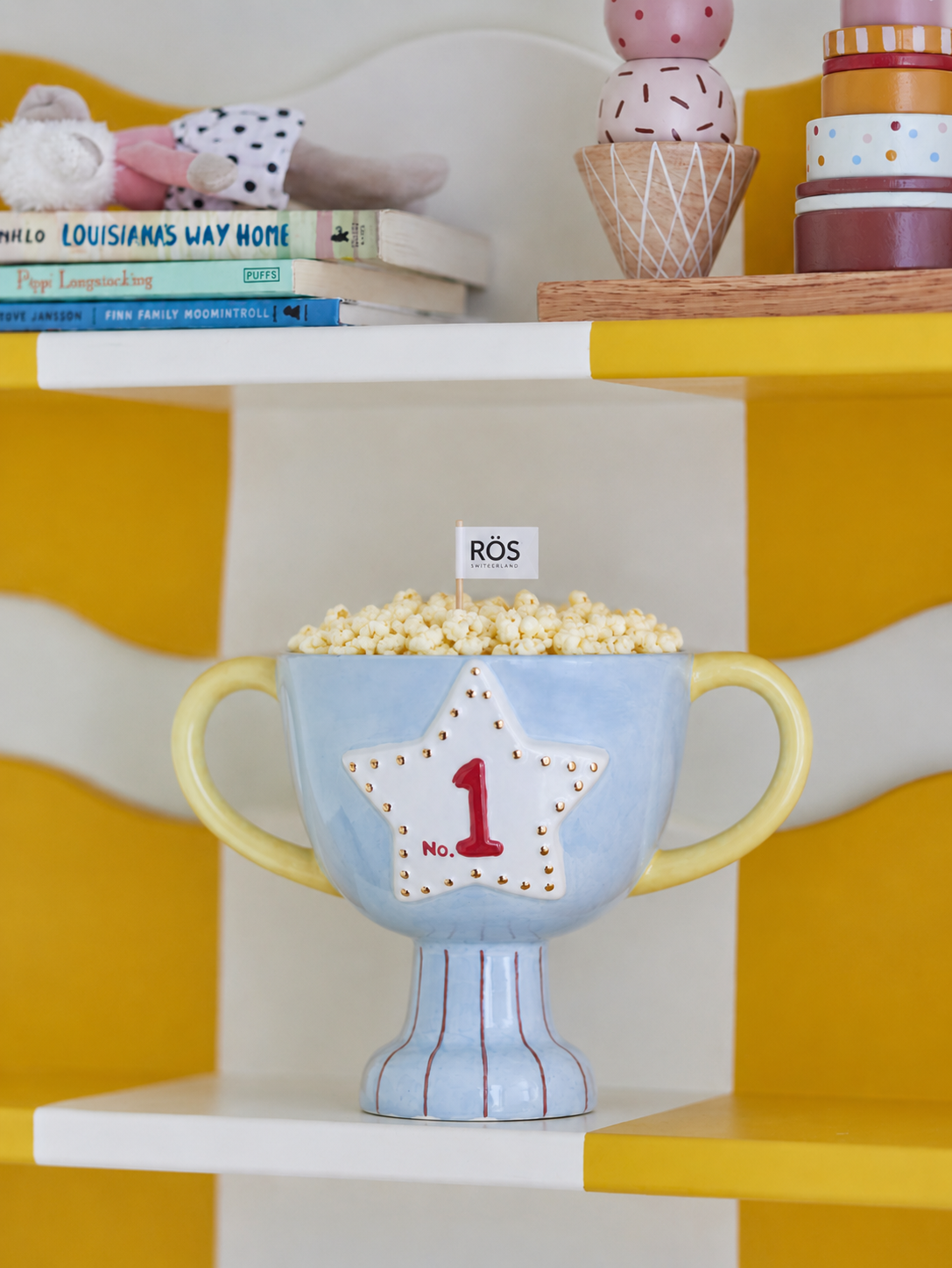 DUFTKERZE  POPCORN POKALE XL