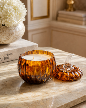 Duftkerze Carey Glass Kürbis – Nature