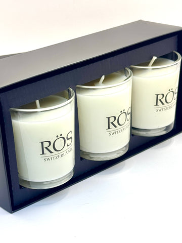 3er Duftkerzen-Set 3x90g
