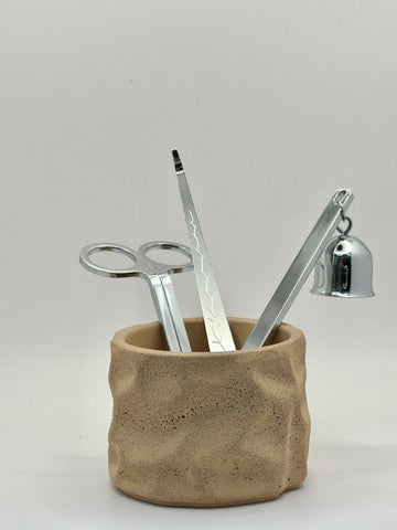 Kerzenzubehör-Set Silber