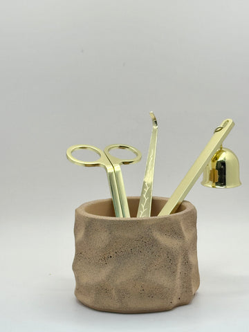 Kerzenzubehör-Set Gold