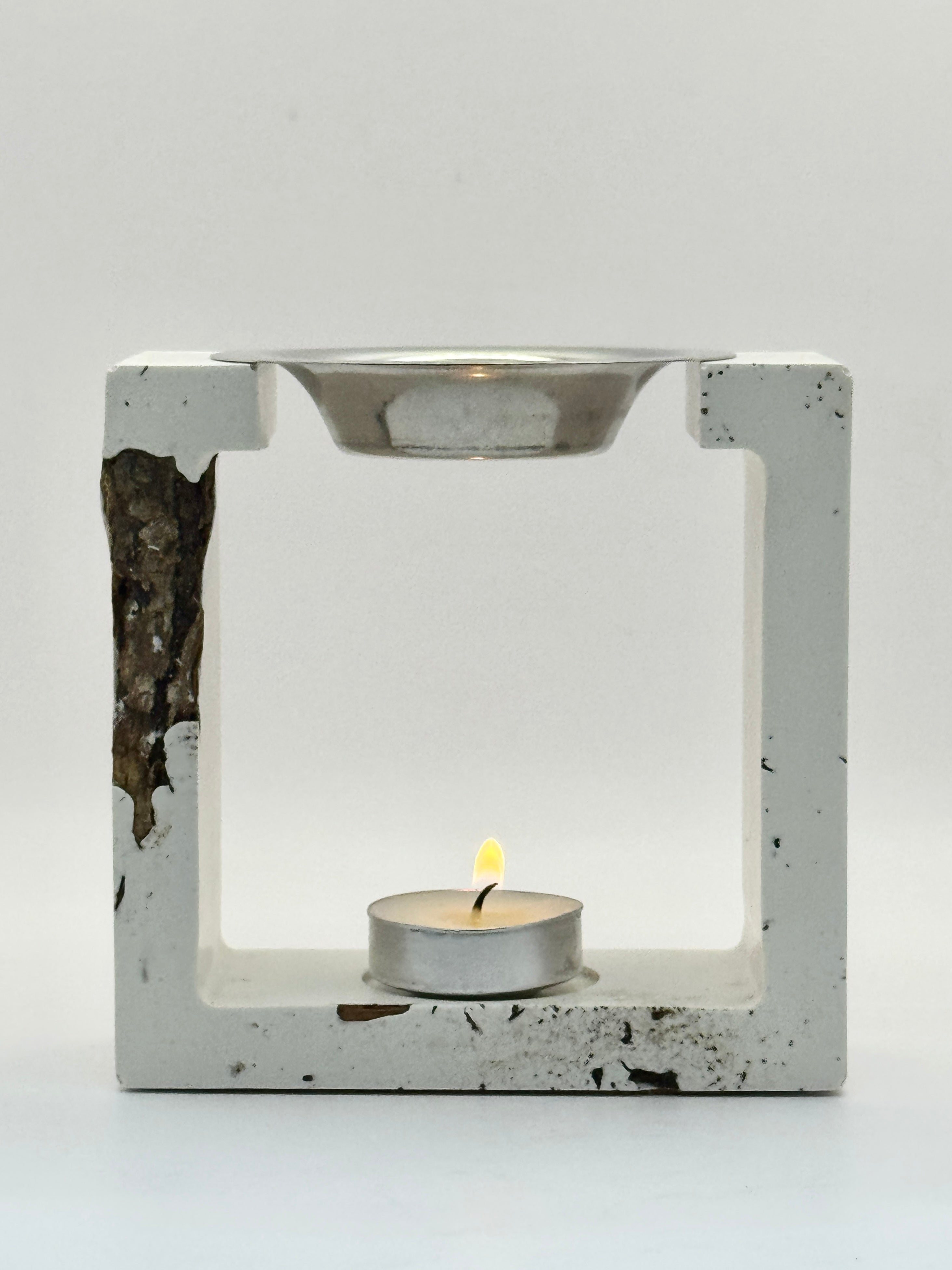 duftlampe mit holz