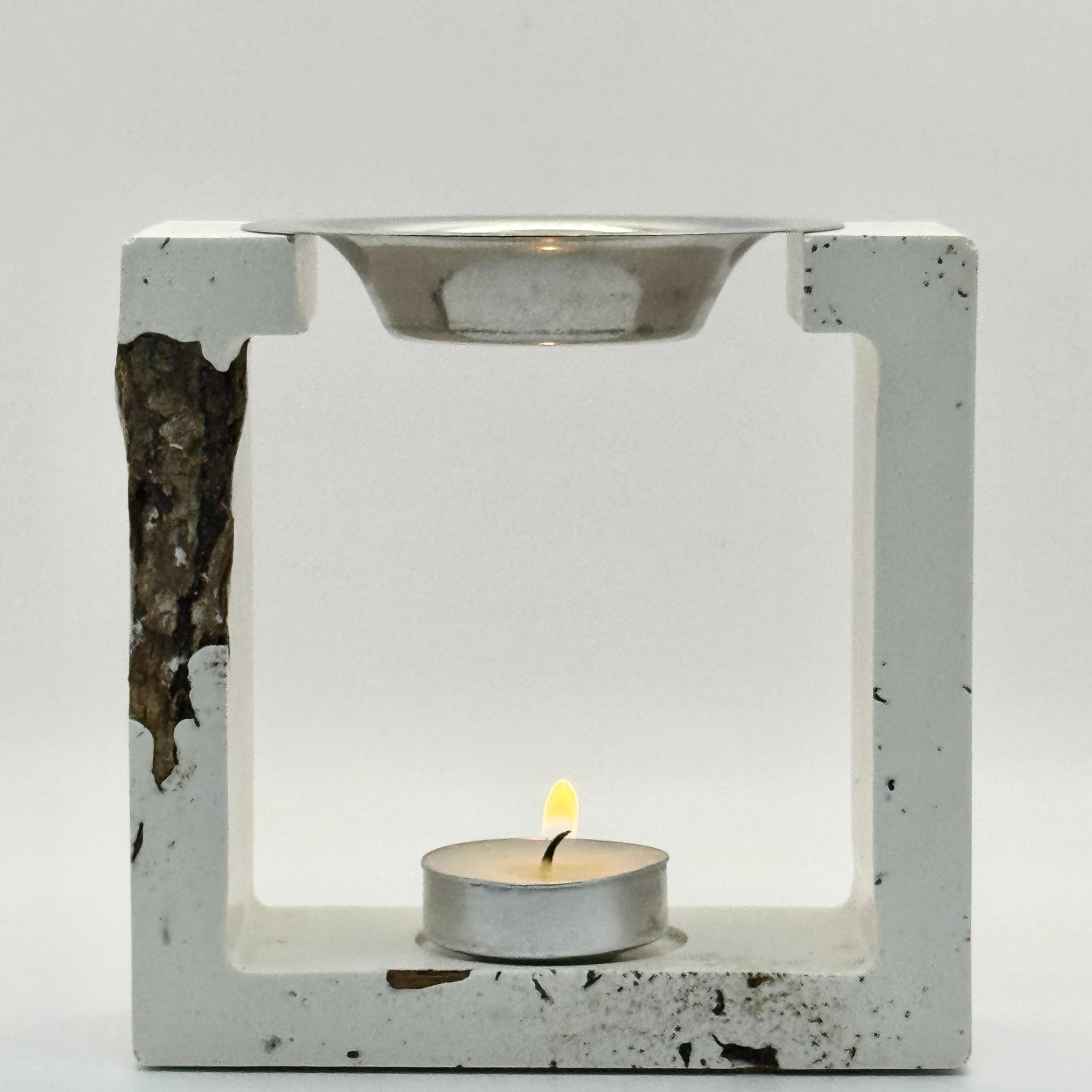 duftlampe mit holz