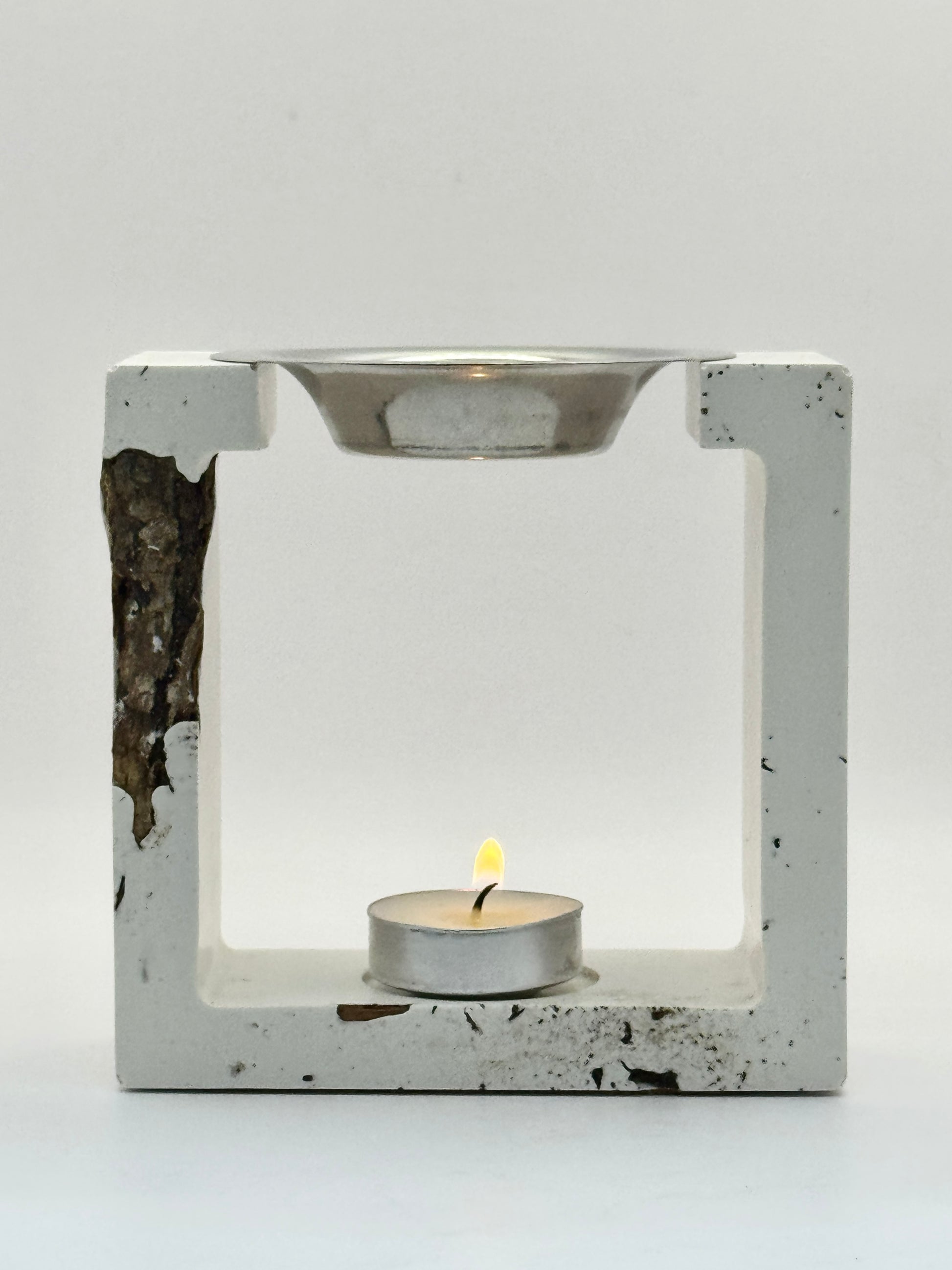 duftlampe mit holz