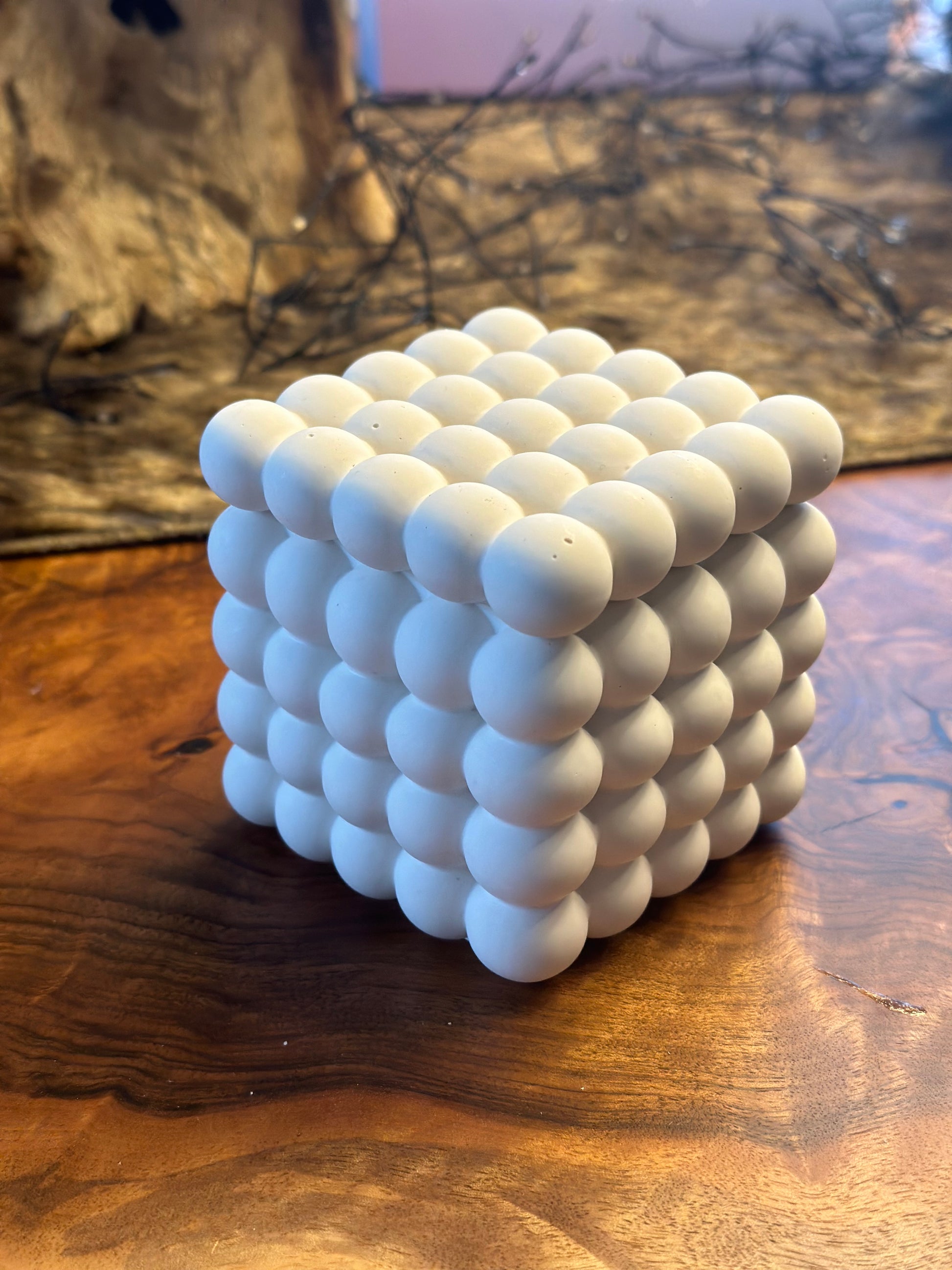 kerzebubble weiss