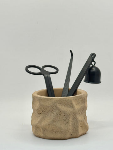 Kerzenzubehör-Set Schwarz